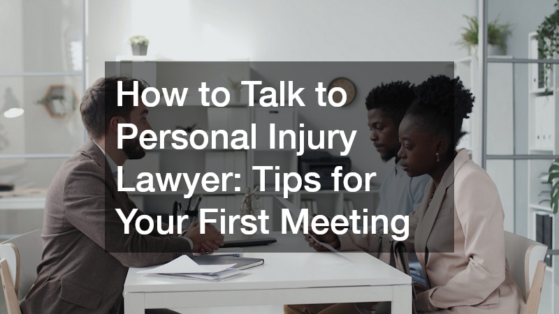 couple talking to a lawyer